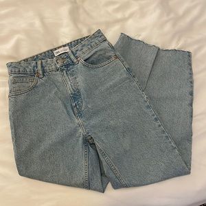 Zara high waisted mom jeans